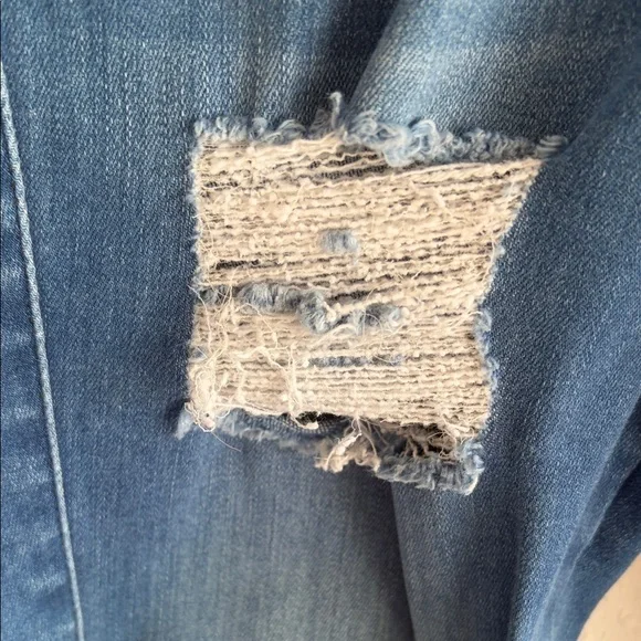 FITJEANS Blue Distressed Jeans Size M - Picture 5 of 9